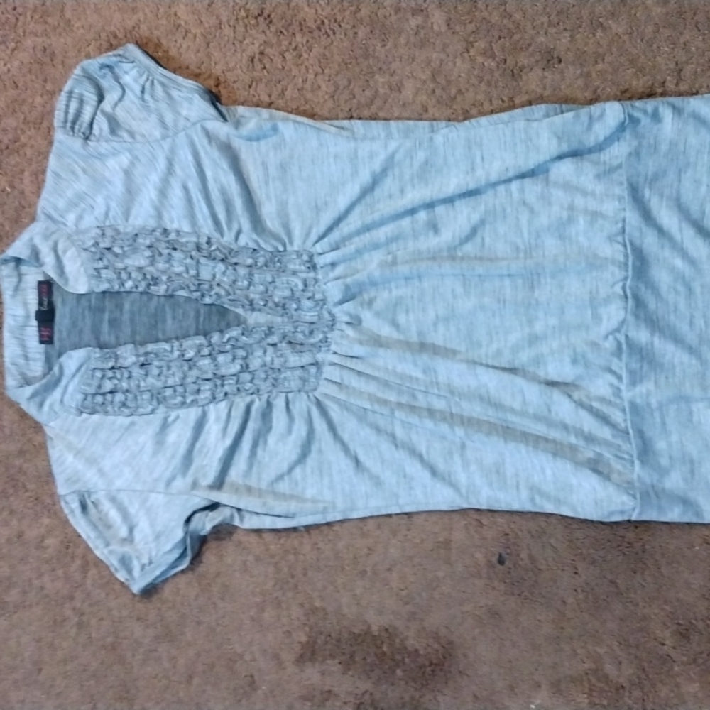 Heart Soul grey medium top